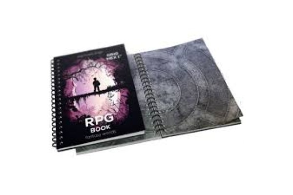 A4 Rpg Book - Square Grid