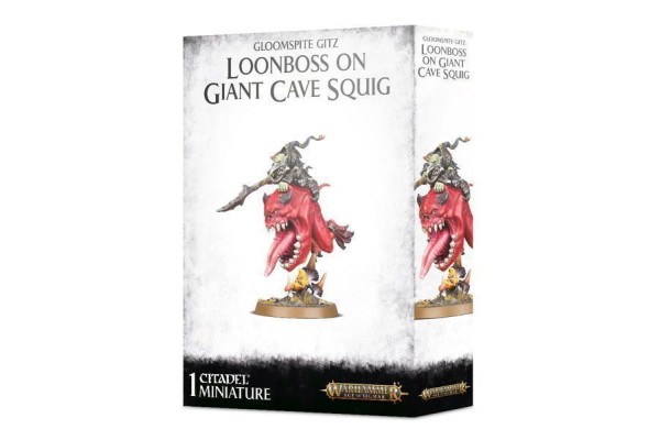 Gloomspite Gitz: Loonboss On Giant Cave Squig