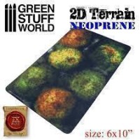 2D Neoprene Terrain - Forest With 6 Trees