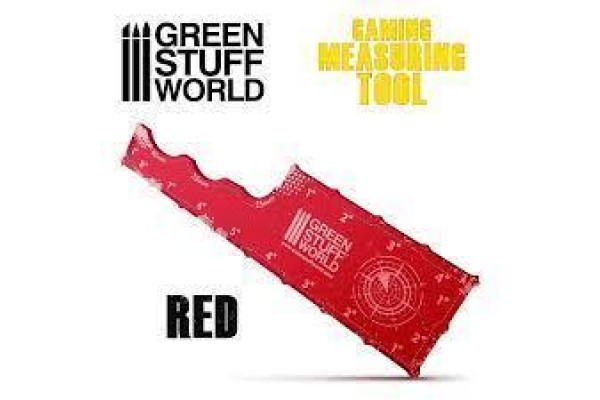 Gaming Measuring Tool - Red 8 Inches