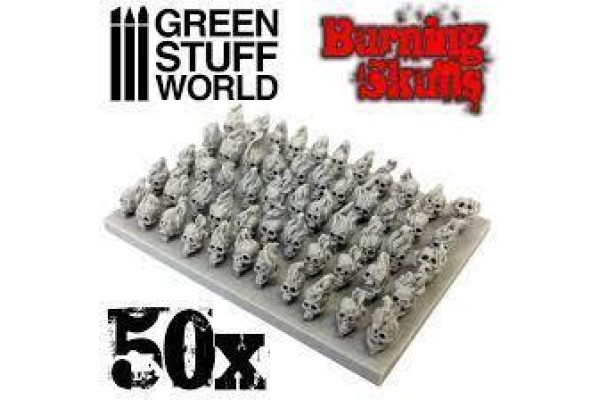 50X Resin Burning Skulls