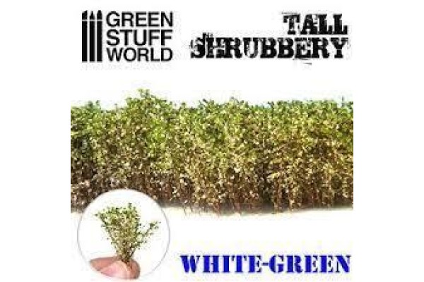 Tall Shrubbery - White Green