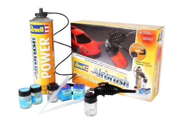 Complete Set Starter Class Revell Airbrush Voor Beginners